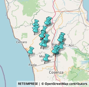 Mappa Via Cupini, 87010 Torano Castello CS, Italia (9.959)