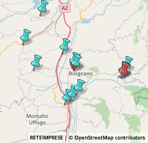 Mappa Contrada Arena, 87043 Bisignano CS, Italia (8.34462)