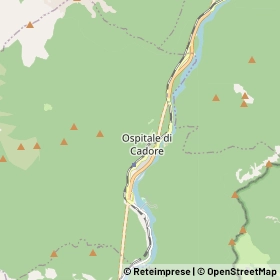 Mappa Ospitale di Cadore