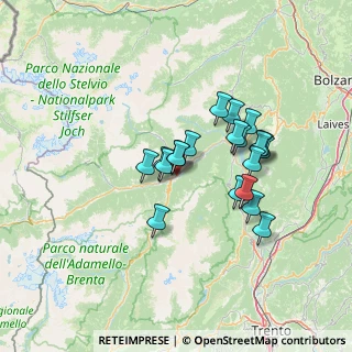 Mappa Via Molini, 38020 Monclassico TN, Italia (10.8285)
