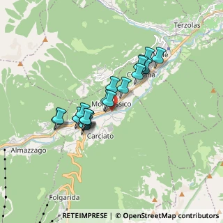 Mappa Via Molini, 38020 Monclassico TN, Italia (1.3815)