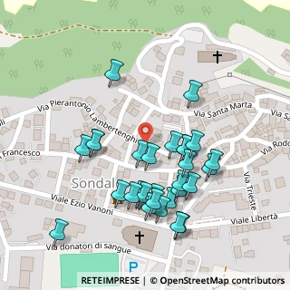 Mappa Via Pedemonte, 23035 Sondalo SO, Italia (0.10345)
