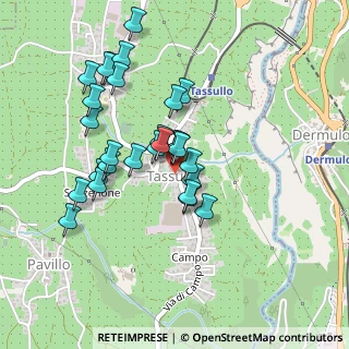 Mappa Via di S. Vigilio, 38010 Tassullo TN, Italia (0.40357)