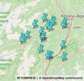 Mappa Via di S. Vigilio, 38010 Tassullo TN, Italia (11.88263)