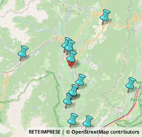 Mappa Via di S. Vigilio, 38010 Tassullo TN, Italia (8.10333)