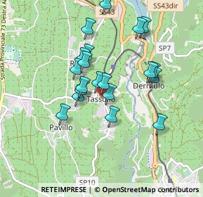 Mappa Via di S. Vigilio, 38010 Tassullo TN, Italia (0.759)