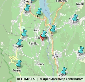 Mappa Via dei Glavasi, 38010 Tassullo TN, Italia (2.64917)