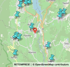 Mappa Via dei Glavasi, 38010 Tassullo TN, Italia (3.0025)