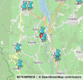 Mappa Via dei Glavasi, 38010 Tassullo TN, Italia (2.87545)