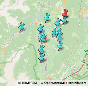 Mappa Via dei Glavasi, 38010 Tassullo TN, Italia (5.8875)