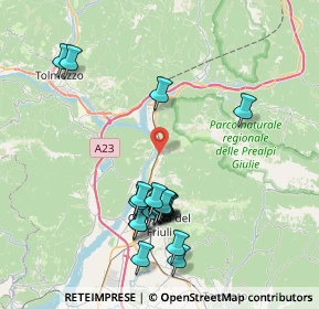 Mappa Via Antonio Bidernuccio, 33010 Venzone UD, Italia (8.038)