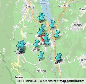 Mappa Via Fratelli Carlo e Giuseppe Pinamonti, 38010 Tassullo TN, Italia (1.613)