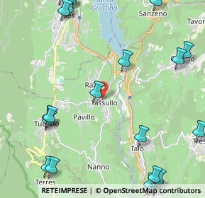 Mappa Via Fratelli Carlo e Giuseppe Pinamonti, 38010 Tassullo TN, Italia (3.0595)