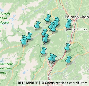 Mappa Via Fratelli Carlo e Giuseppe Pinamonti, 38010 Tassullo TN, Italia (11.87789)