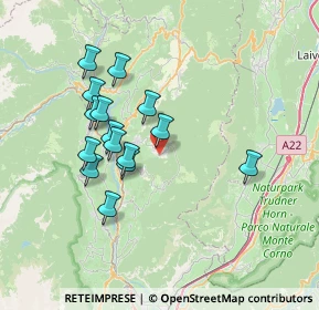 Mappa Piazza Degasperi, 38010 Sfruz TN, Italia (6.27733)