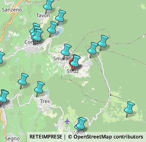 Mappa Piazza Degasperi, 38010 Sfruz TN, Italia (2.478)