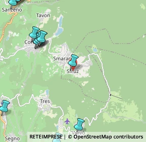 Mappa Piazza Degasperi, 38010 Sfruz TN, Italia (3.13643)