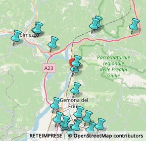 Mappa 33010 Venzone UD, Italia (10.4425)