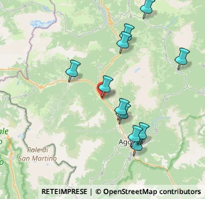 Mappa Via Morbiach, 32020 Cencenighe Agordino BL, Italia (7.43727)