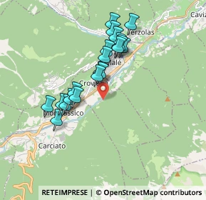 Mappa Via al Molin, 38027 Croviana TN, Italia (1.572)