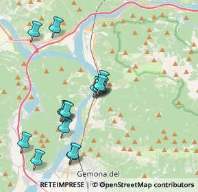 Mappa Venzone, 33010 Venzone UD, Italia (3.688)