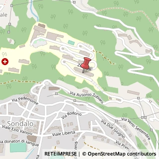 Mappa Via Zubiani, 33, 23039 Sondalo, Sondrio (Lombardia)