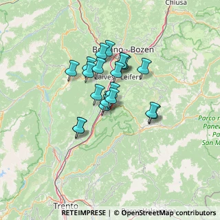Mappa Piazza della Chiesa, 39040 Montagna BZ, Italia (9.923)