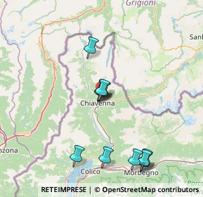 Mappa Via Campedello, 23022 Chiavenna SO, Italia (14.63727)