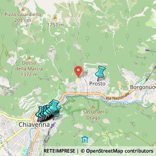 Mappa Via Campedello, 23022 Chiavenna SO, Italia (1.4015)