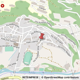 Mappa Via Trento,  2, 23035 Sondalo, Sondrio (Lombardia)