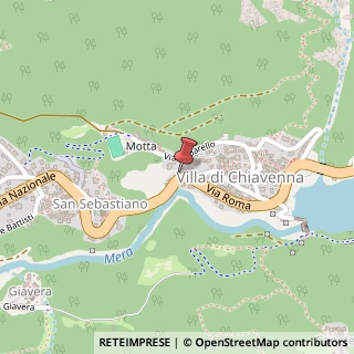 Mappa Via Roma, 9, 23029 Villa di Chiavenna, Sondrio (Lombardia)