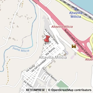 Mappa Via Piave, 36, 90010 Altavilla Milicia, Palermo (Sicilia)