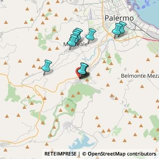 Mappa Via C. Abba, 90030 Altofonte PA, Italia (3.23833)