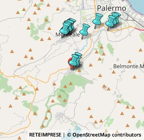 Mappa Via degli astronauti, 90030 Altofonte PA, Italia (3.92929)