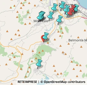 Mappa Via degli astronauti, 90030 Altofonte PA, Italia (5.55813)