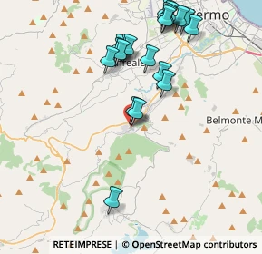 Mappa Via degli astronauti, 90030 Altofonte PA, Italia (4.7255)