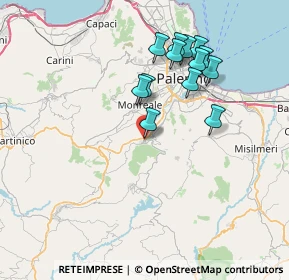 Mappa Via degli astronauti, 90030 Altofonte PA, Italia (7.72385)