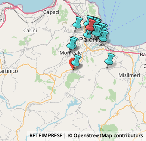 Mappa Via Marianna di Carlo, 90030 Altofonte PA, Italia (8.308)