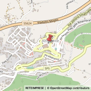 Mappa Via Carlo Mosto dei Mille, 9, 90030 Altofonte, Palermo (Sicilia)