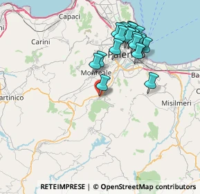 Mappa Via la Barbera, 90030 Altofonte PA, Italia (8.336)