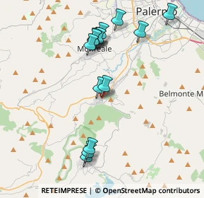 Mappa Via la Barbera, 90030 Altofonte PA, Italia (4.46133)