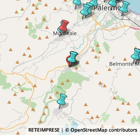 Mappa Via la Barbera, 90030 Altofonte PA, Italia (6.5775)