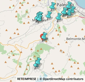 Mappa Via la Barbera, 90030 Altofonte PA, Italia (5.24467)