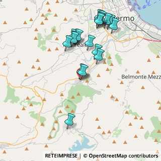 Mappa Via Monachella, 90030 Altofonte PA, Italia (4.717)