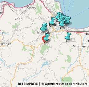 Mappa Via Antonio Gramsci, 90030 Altofonte PA, Italia (7.85214)