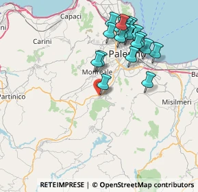 Mappa Via Antonio Gramsci, 90030 Altofonte PA, Italia (8.906)