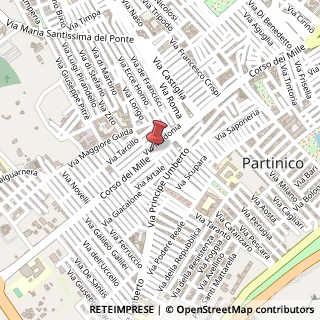Mappa Corso dei Mille, 338, 90047 Partinico, Palermo (Sicilia)