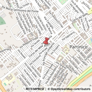 Mappa Via di liberto fratelli 14, 90047 Partinico, Palermo (Sicilia)