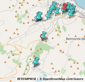 Mappa Via Campo, 90030 Altofonte PA, Italia (5.7605)
