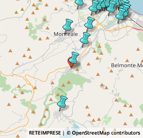 Mappa Via Calvario, 90030 Altofonte PA, Italia (7.1045)